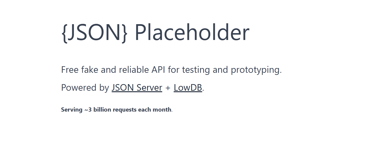 JSONPlaceholder Documentation